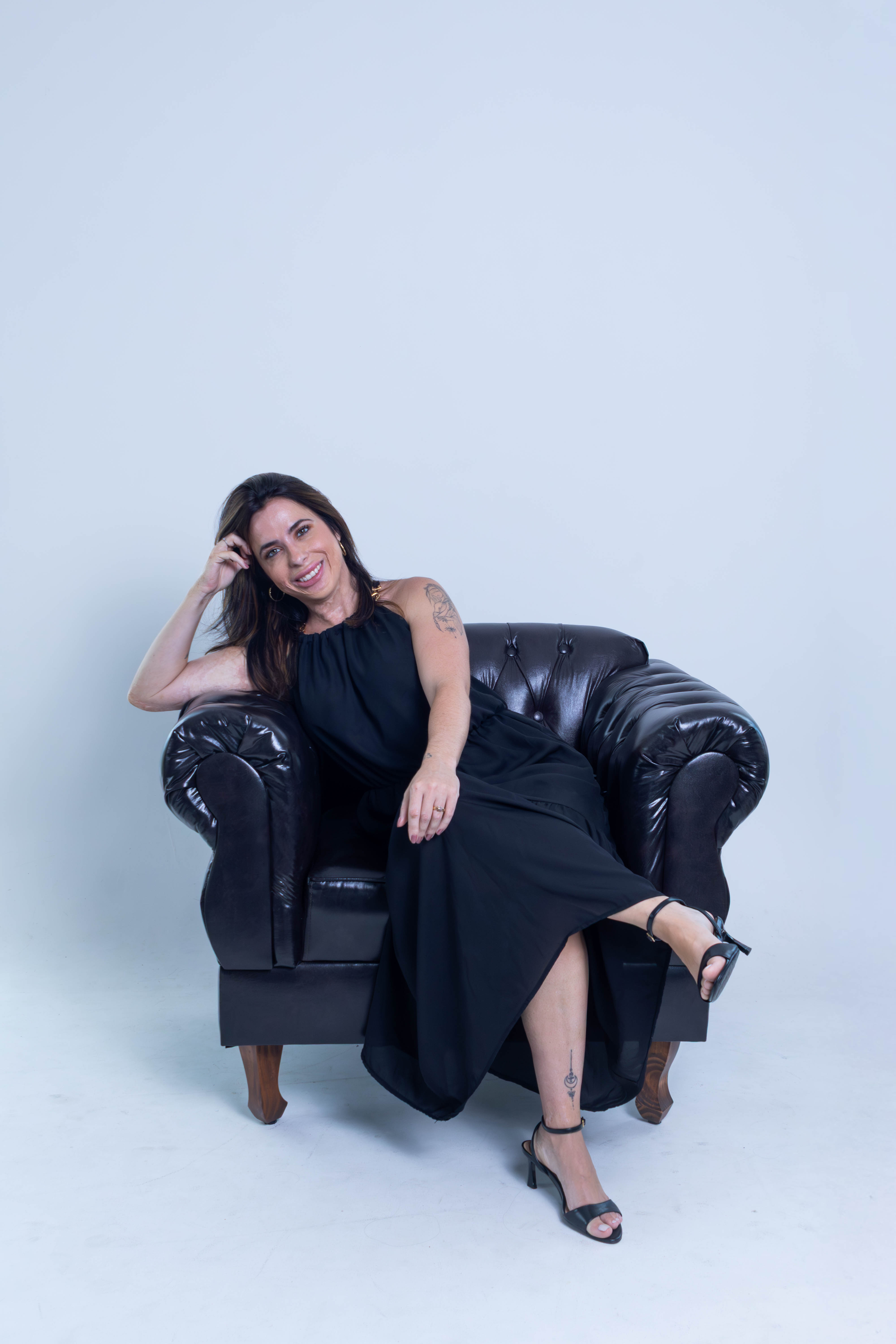 Carolini Giovanella em seu escritório